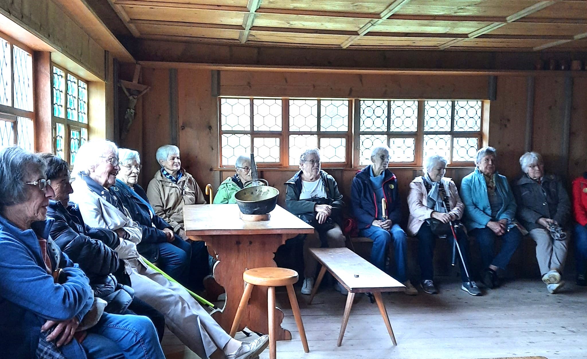 Die Truppe vor der Abfahrt